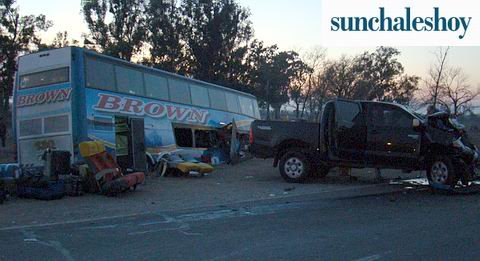 Primeras imágenes del accidente.