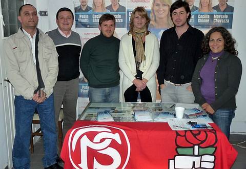 Los candidatos a concejal del socialismo local.