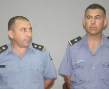 Gustavo Quiroga y Marcelo Chaparro, los máximos responsables de la seguridad local.