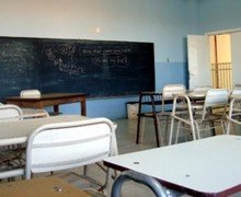Así estarán los salones de clases martes y miércoles: vacíos.
