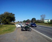 Los accidentes se suceden. En la imagen, uno ocurrido hoy lunes, cerca de Lehmann (Foto: Grupo Facebook).