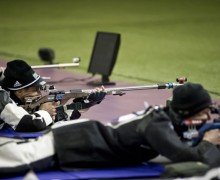 Un momento de la tirada realizada días atrás en Gran Bretaña (Foto: ISSF).