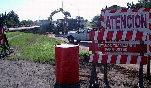 Las tareas siguieron en el día de ayer, feriado, avanzando sin pausa.