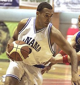 Dionisio Gomez, en acción, para Panamá (Archivo Epasa).