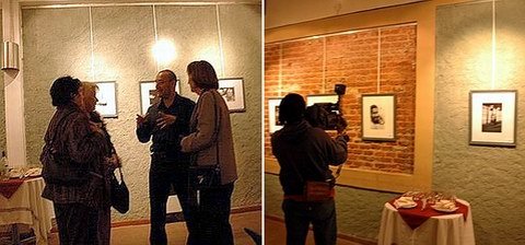 Dos imágenes de la muestra que tiene al fotógrafo local como protagonista (M. Rico).