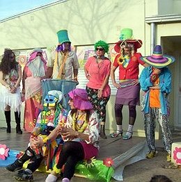 Los grandes se sumaron a los chicos en el festejo (Prensa municipal).