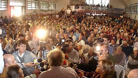 La asamblea de San Justo, a mediados de mayo, marcó el inicio del plan de lucha (edxd).