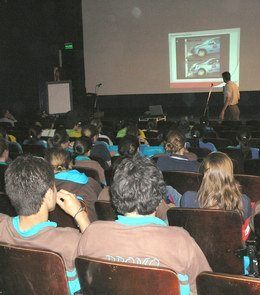 Los chicos participaron activamente de la charla