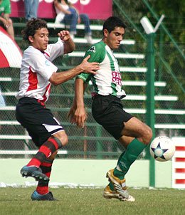 Lescano fue el autor del gol para el equipo de Isabella. (Diego Rosso)