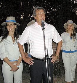 Hugo Stettler, durante su discurso.