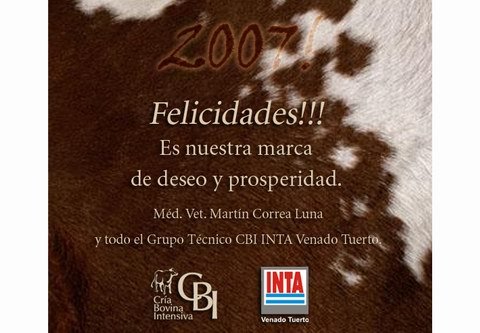 Inta Venado Tuerto, sumándose a los saludos.