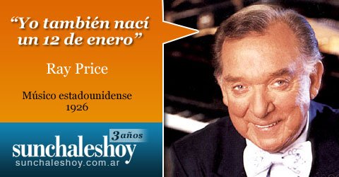 Ray Price, otro de los nacidos el 12 de enero (Diego Rosso).