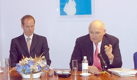 Zamagni, durante su presentación en la ciudad.