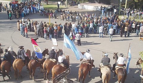La vista pertenece a la celebración del año anterior.