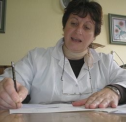 Elena Giuliano, la directora de la escuela Manuel Nicolás Savio.