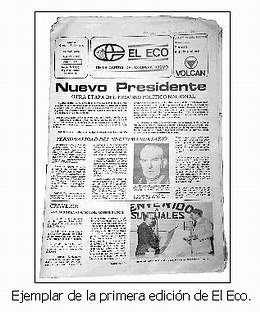 Reproducción de la primera tapa publicada.