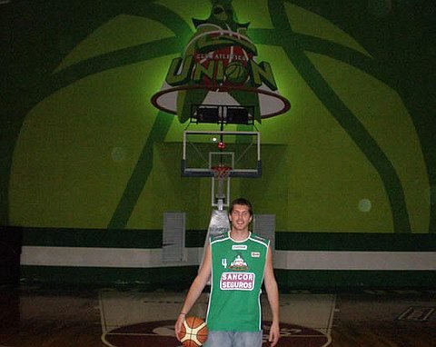 Facundo Giorgi en la cancha que lo verá pronto en acción (Prensa Unión).