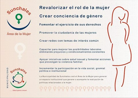 Logo y objetivos de dicha área (Prensa Municipalidad).