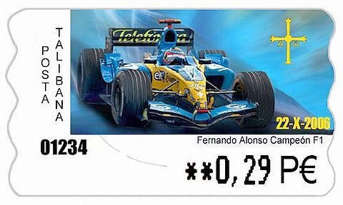 Un sello Talibán de Fernando Alonso, campeón de Fórmula 1 (Julián Marcos).