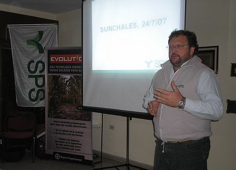 Un momento de la disertación de los técnicos de SPS.