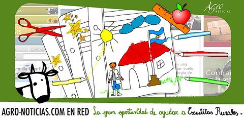 Impresión de la portada de la convocatoria realizada por el sitio agro-noticias.com.ar