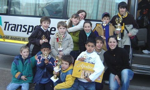 Los integrantes de la delegación que se presentó en San Justo (Marcela Colautti).