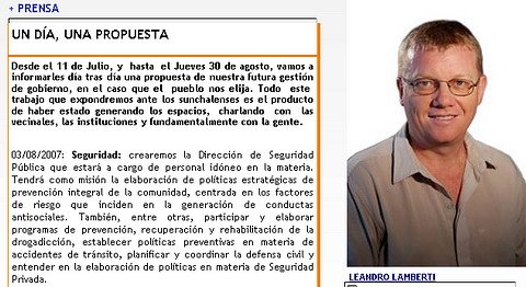 Impresión de la portada con las propuestas.