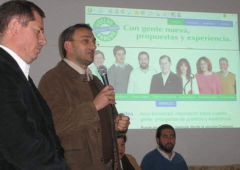 Calvo dijo presente y respaldó al vecinalismo en su lanzamiento.