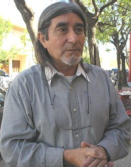 Juan, de paso el fin de semana por la ciudad.
