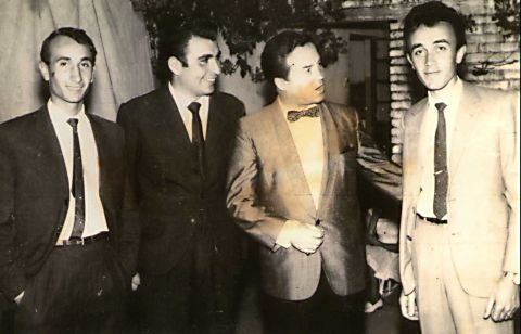 Roberto Marino y Las Voces de Sunchales (Gallo, Marquez y Jesús Benítez, junto a Marino).