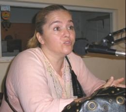 Claudia Garrini, directora del coro.