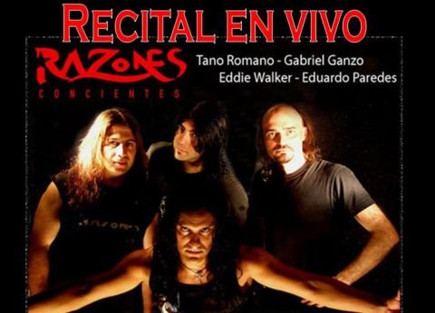 El afiche de la convocatoria con la banda principal.