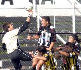 Baigorria, en una de sus intervenciones (Los Andes).