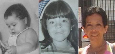 Graciela, en distintas etapas de su vida.