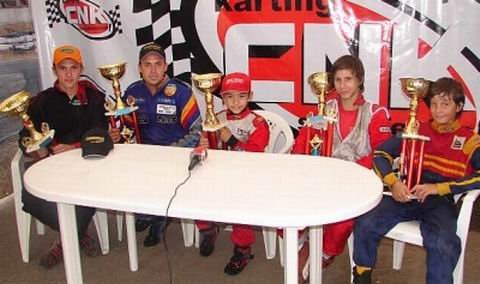 Los ganadores de la jornada (Prensa particular).