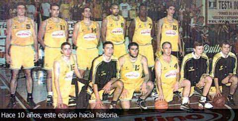 El equipo que hace una década se consagraba y ascendía a la Liga A (sunchalesbasket).