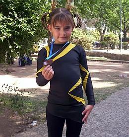 Antonella representará a la ciudad el año entrante en uno de los programas de mayor rating (Foto: Gentileza subcomisión Patín Libertad).