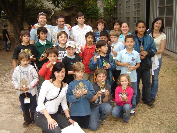 La delegación local, en Humboldt (Foto: Gentileza Marcela Colautti).