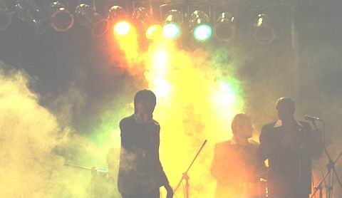 Los Reyes del Cuarteto, animadores de la Fiesta (Foto: Marina Ferreyra).