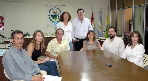 Concejales entrantes y salientes de la última renovación.