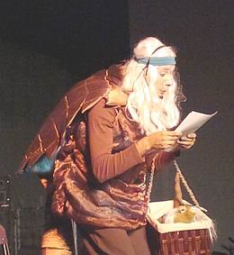 El Gliptodonte recientemente restaurado también dijo presente.