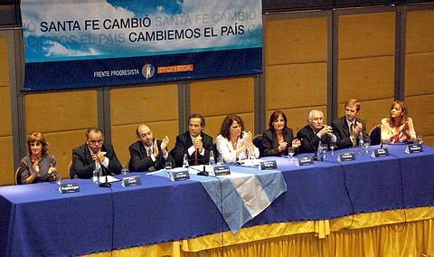 Los aspirantes a legisladores nacionales (Foto: Prensa Frente Progresista).