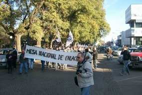 Un momento de la protesta (Foto: Oscar Primón).