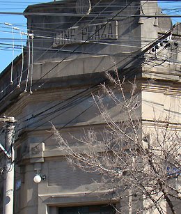 La fachada histórica del inmueble resguardado.