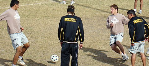 Las prácticas de la última semana fueron sumamente distendidas.