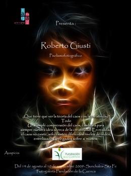 Detalle del afiche de la muestra.