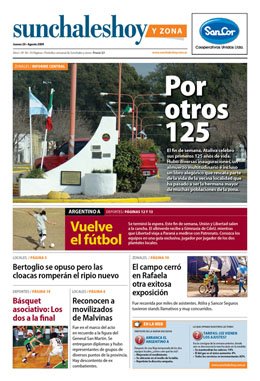 La edición número 36 de sunchaleshoy y zona.