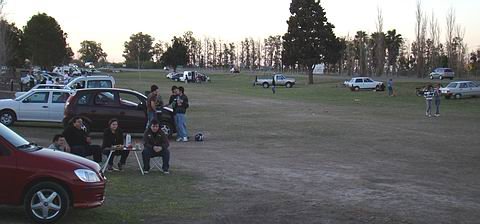 La última semana, el playón fue muy concurrido.