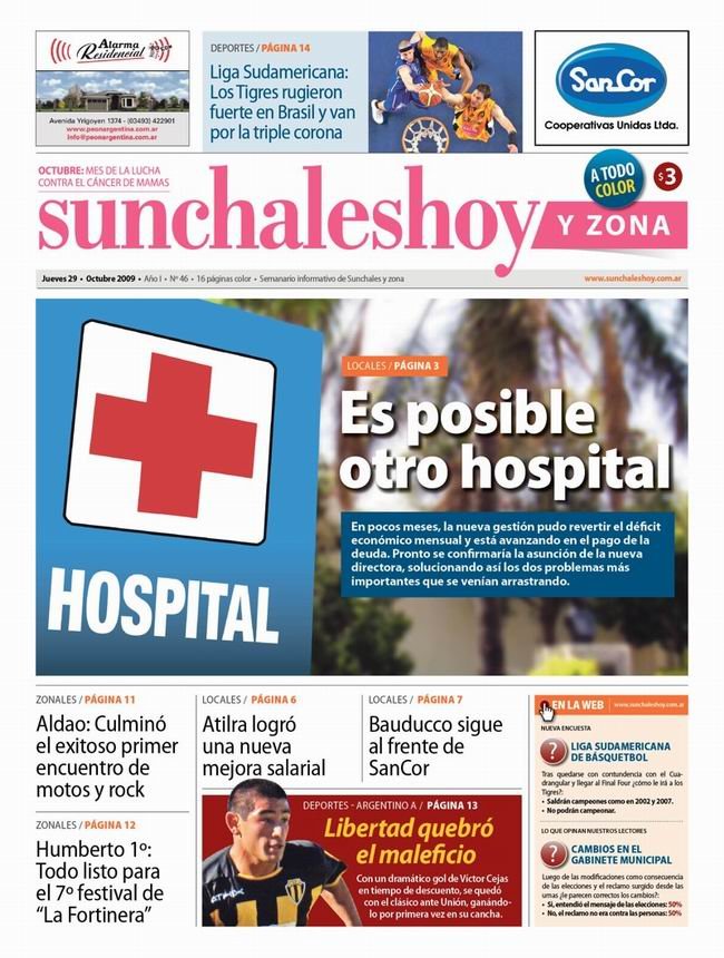 Nueva semana para sunchaleshoy y zona.