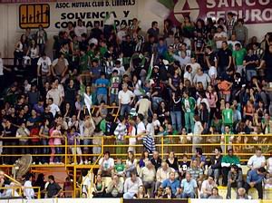 La parcialidad visitante colmó el sector otorgado el anterior clásico. Unión buscará tener mucho respaldo.